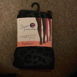 Secret treasure, S, pink and black leopard